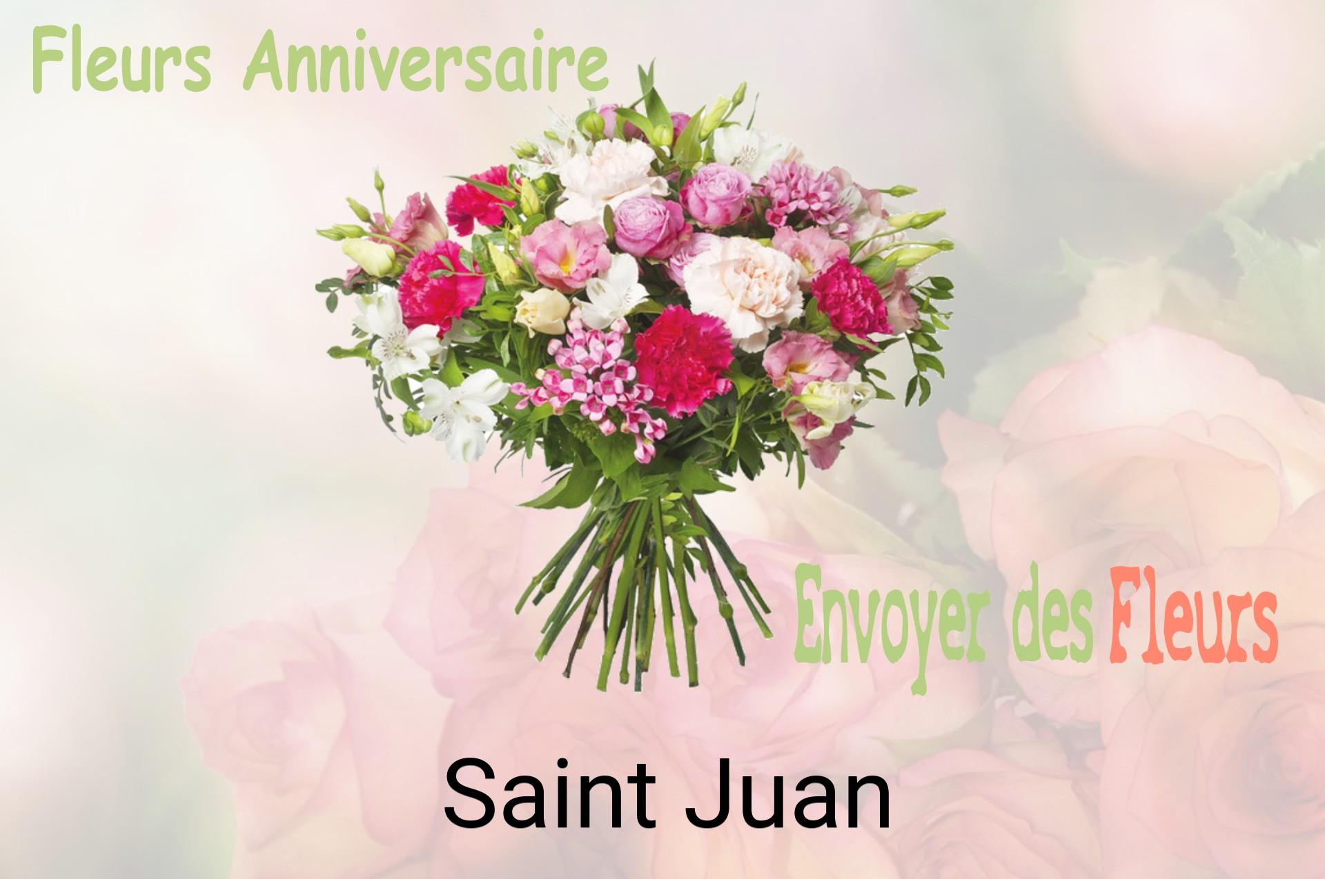Bouquet de fleurs d’anniversaire livré à Saint-Juan